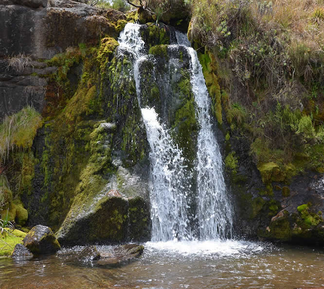 Mwakipembo Waterfall in Kitulo National Park